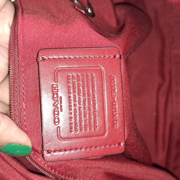 Coach Red Lexy Crossbody Bag - Picture 13 of 14